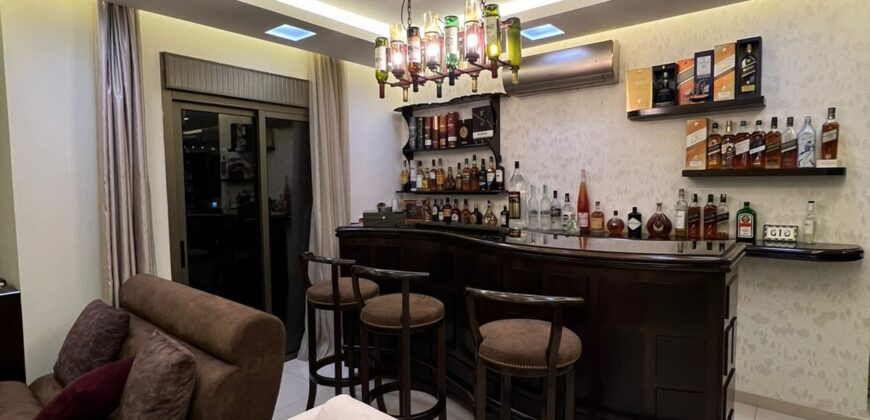 aoukar luxurious duplex fully decorated 150 sqm + 300 sqm roof, sea view #6627