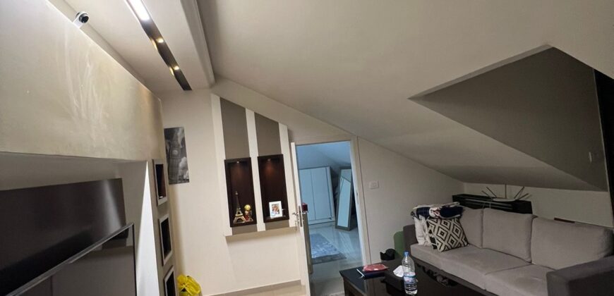 aoukar luxurious duplex fully decorated 150 sqm + 300 sqm roof, sea view #6627