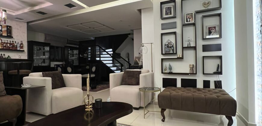 aoukar luxurious duplex fully decorated 150 sqm + 300 sqm roof, sea view #6627