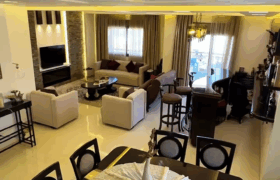 aoukar luxurious duplex fully decorated 150 sqm + 300 sqm roof, sea view #6627