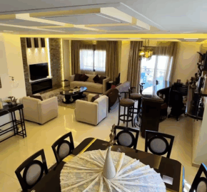 aoukar luxurious duplex fully decorated 150 sqm + 300 sqm roof, sea view #6627