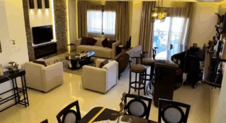 aoukar luxurious duplex fully decorated 150 sqm + 300 sqm roof, sea view #6627