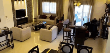 aoukar luxurious duplex fully decorated 150 sqm + 300 sqm roof, sea view #6627