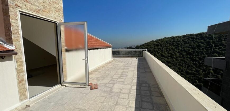 bouar semi furnished duplex + terrace for rent, sea & mountain view #6647