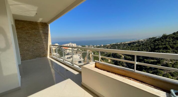 bouar semi furnished duplex + terrace for rent, sea & mountain view #6647