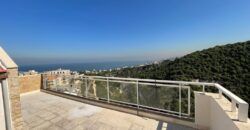 bouar semi furnished duplex + terrace for rent, sea & mountain view #6647