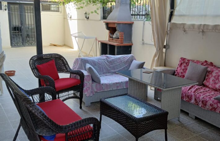 klayaat fully furnished GF apartment 157m+ 140m terrace with pergola #6655
