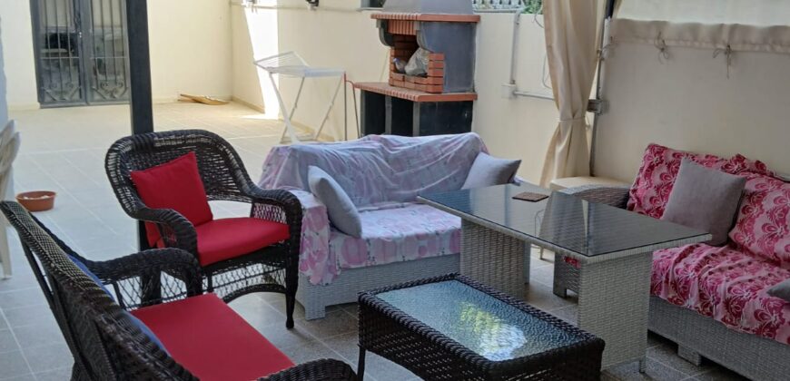 klayaat fully furnished GF apartment 157m+ 140m terrace with pergola #6655