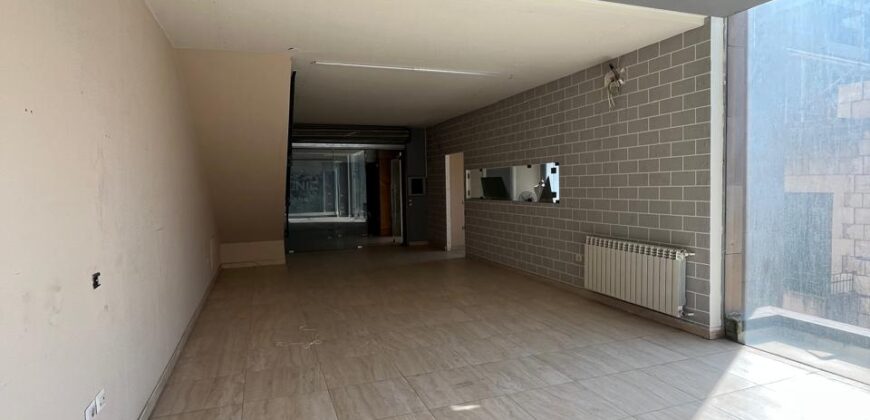 zahle boulevard shop 165 sqm two floors for rent prime location #6691