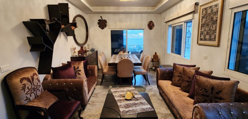 Qartaboun Jbeil fully furnished apartment for rent, sea view #6701