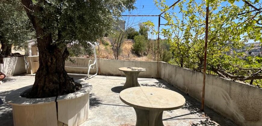 ain el daouk fully furnished independent house with terrace for rent #6714