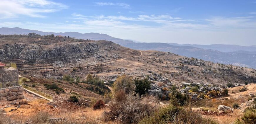 zaarour land 1050 sqm for sale panoramic view #6795