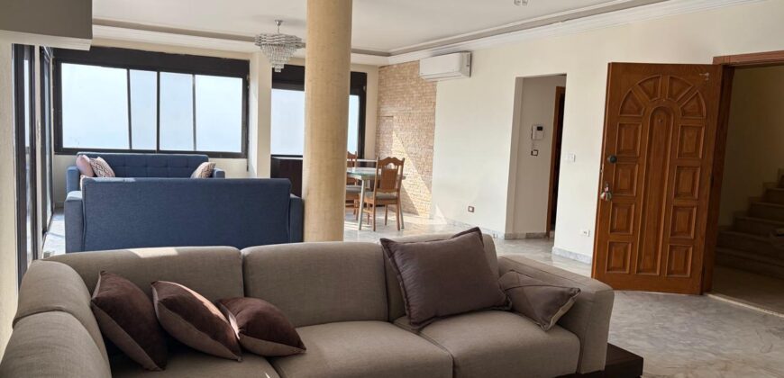 adma roof apartment 300 sqm for rent, sea & mountain view #6785