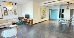 mtayleb fully furnished apartment 200 sqm for rent, sea view #6811