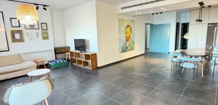 mtayleb fully furnished apartment 200 sqm for rent, sea view #6811