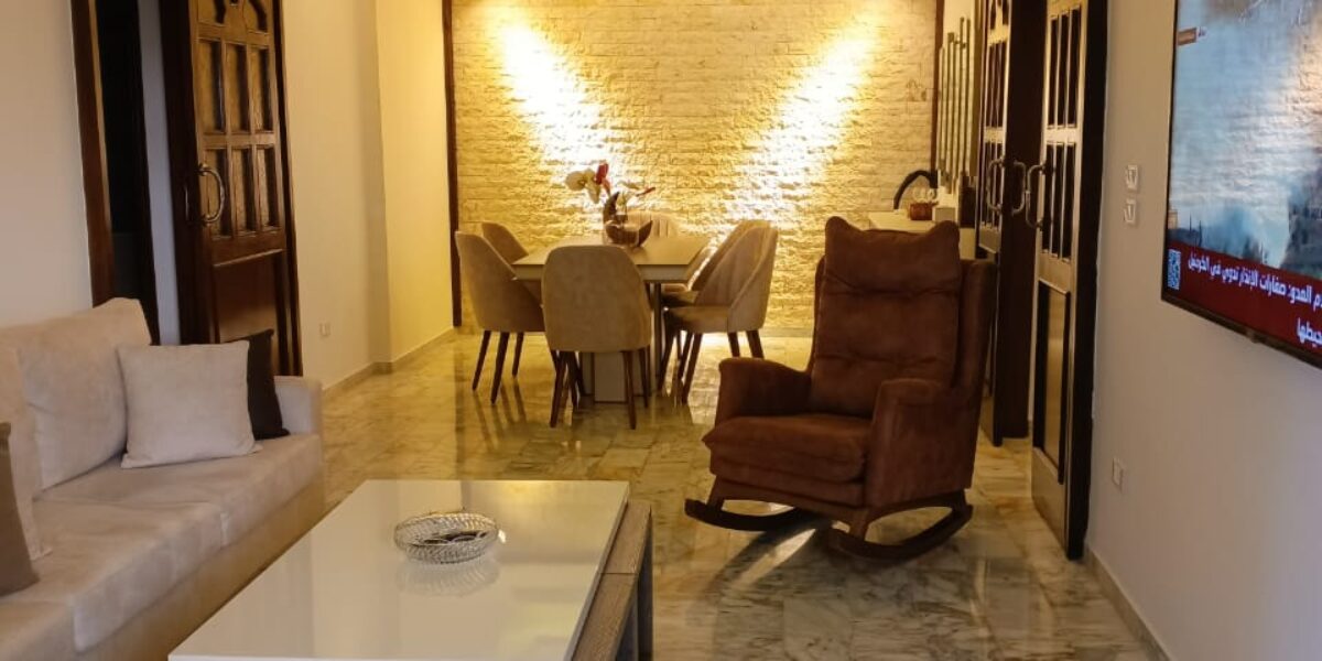 beirut ain el mreisseh fully furnished apartment for rent prime location #6847