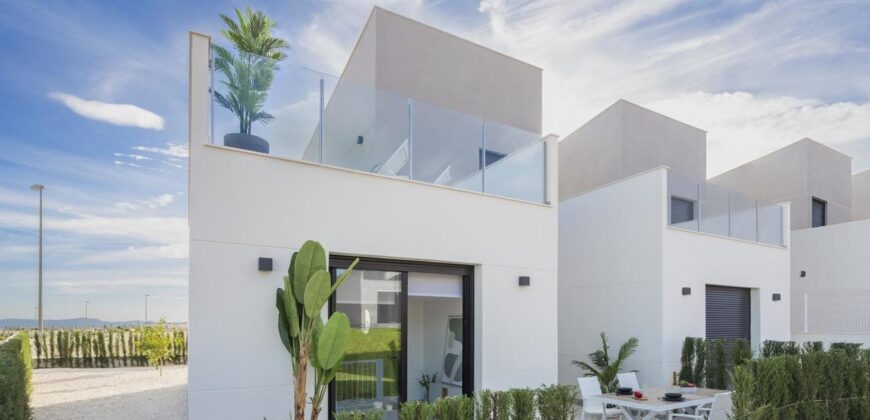 Spain Get your residency! new build townhouses 3 bedrooms SVM751024