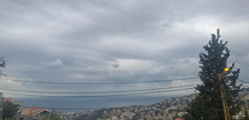 ghazir kfarhbab apartment 185 sqm for rent with sea view #6886