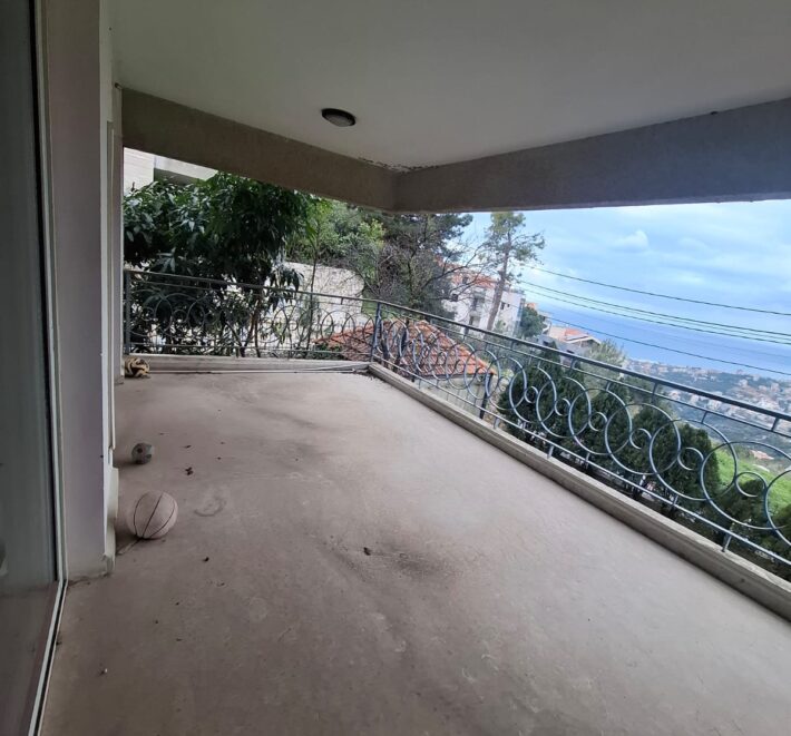 ghazir kfarhbab apartment 185 sqm for sale with sea view #6887