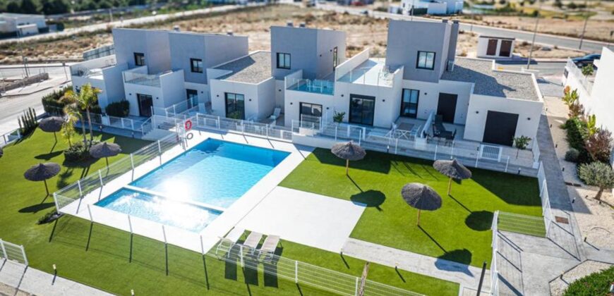Spain Get your residency! new build townhouses 3 bedrooms SVM751024