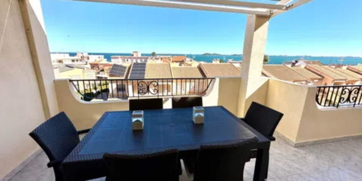 Spain Get your residency! duplex in Los Urrutias with sea view #00160