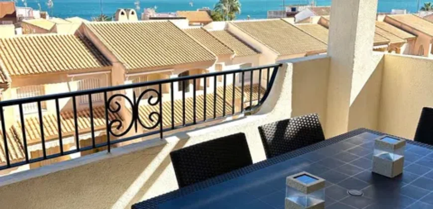 Spain Get your residency! duplex in Los Urrutias with sea view #00160
