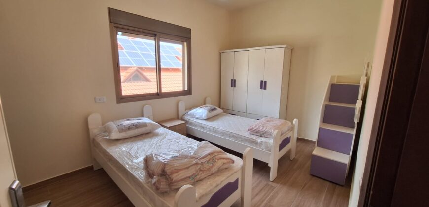 zahle dhour fully furnished apartment 100 sqm for rent #6899