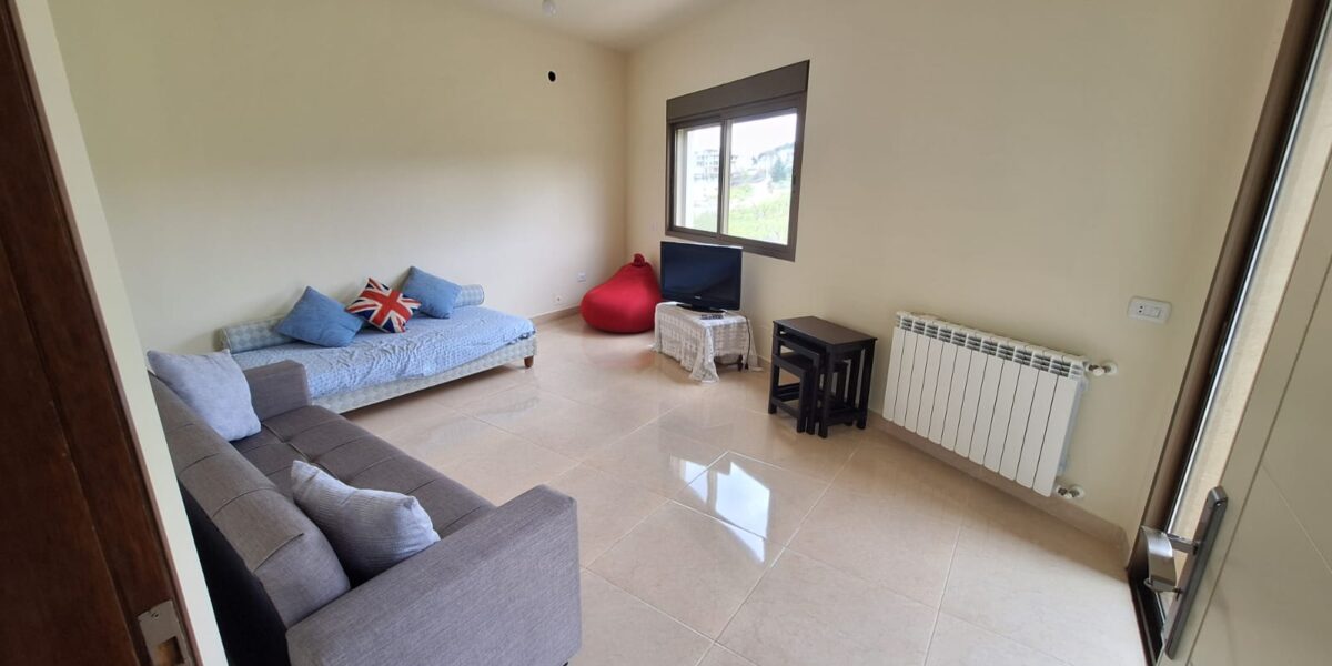 zahle dhour fully furnished apartment 100 sqm for rent #6899