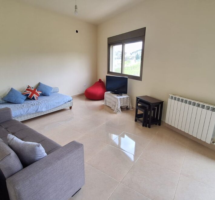 zahle dhour fully furnished apartment 100 sqm for rent #6899