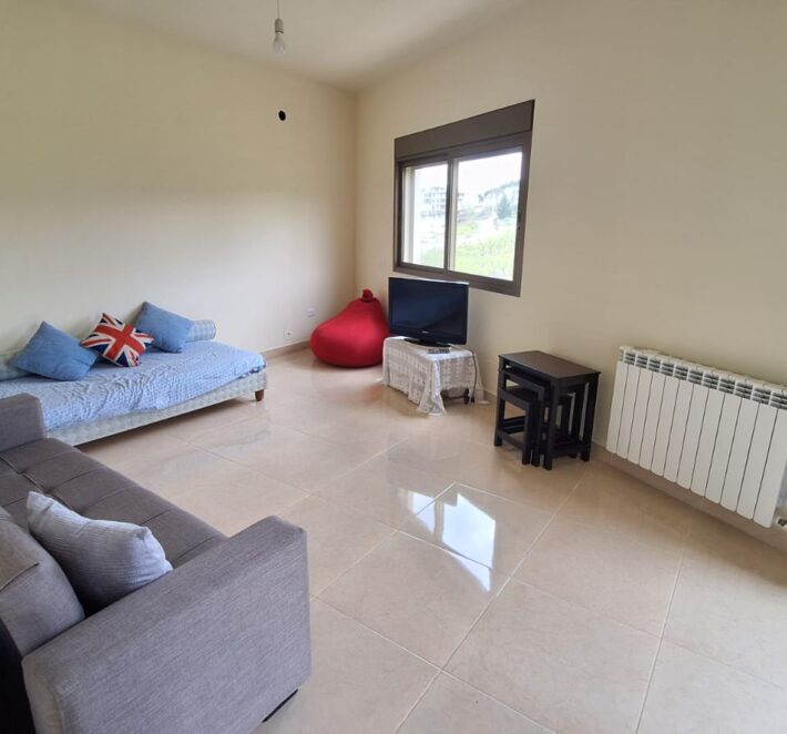 zahle dhour fully furnished apartment 100 sqm for rent #6899