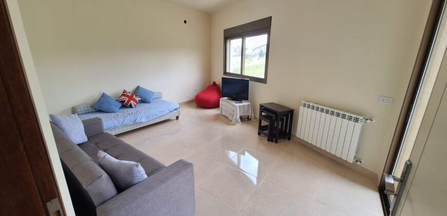 zahle dhour fully furnished apartment 100 sqm for rent #6899