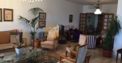 mansourieh fully furnished apartment with open sea view for rent .