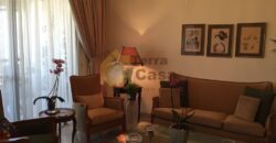 mansourieh fully furnished apartment with open sea view for rent .