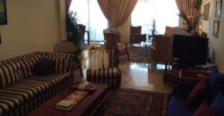 mansourieh fully furnished apartment with open sea view for rent .