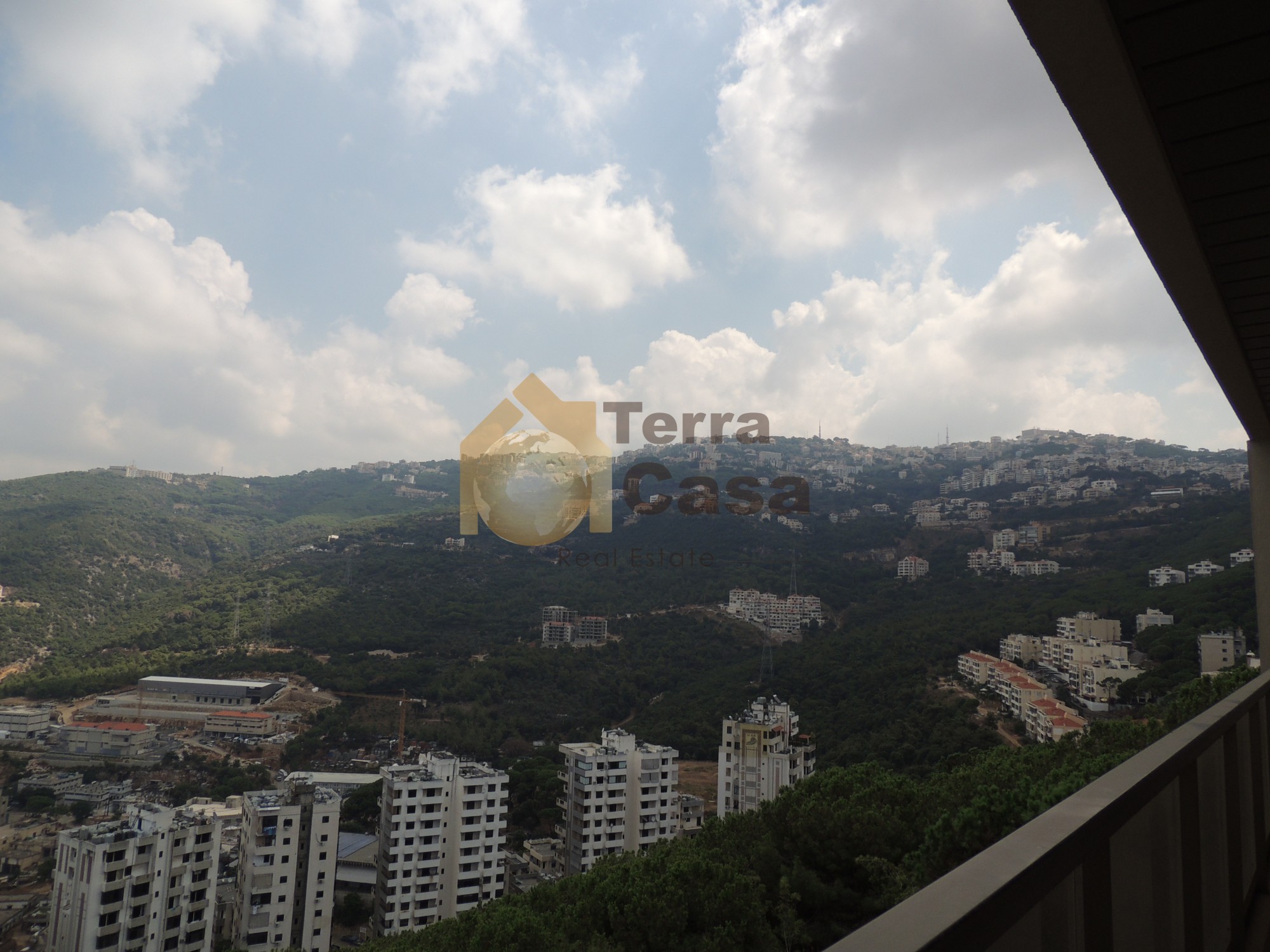 Ain saade fully decorated duplex with open view for rent