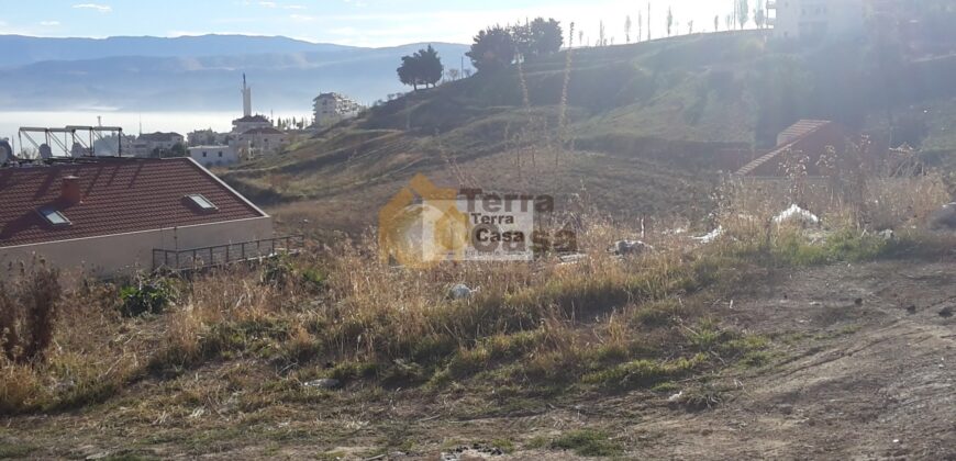 Rassieh land 410 sqm with open view and high coefficient #115