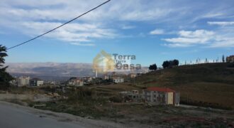 land for sale in zahle Rassieh with panoramic view and construction permit