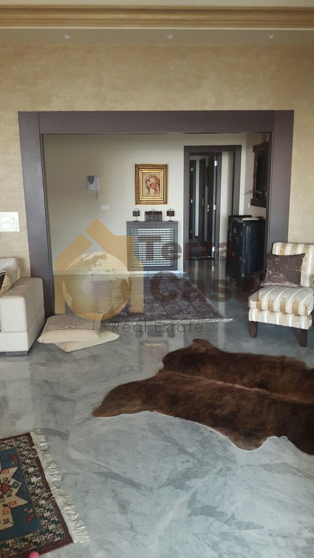 Kfarhbab amazing fully decorated apartment for sale with sea view