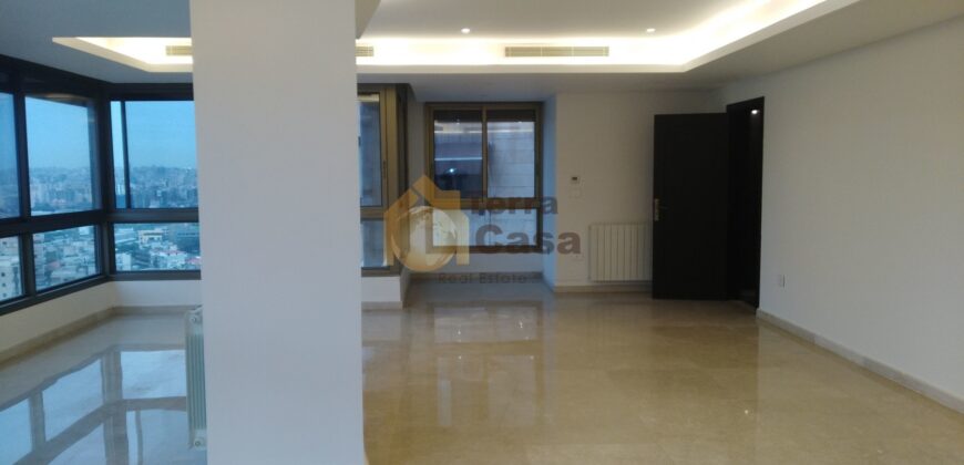 apartment for sale in Hazmieh brand new with 120 sqm terrace .