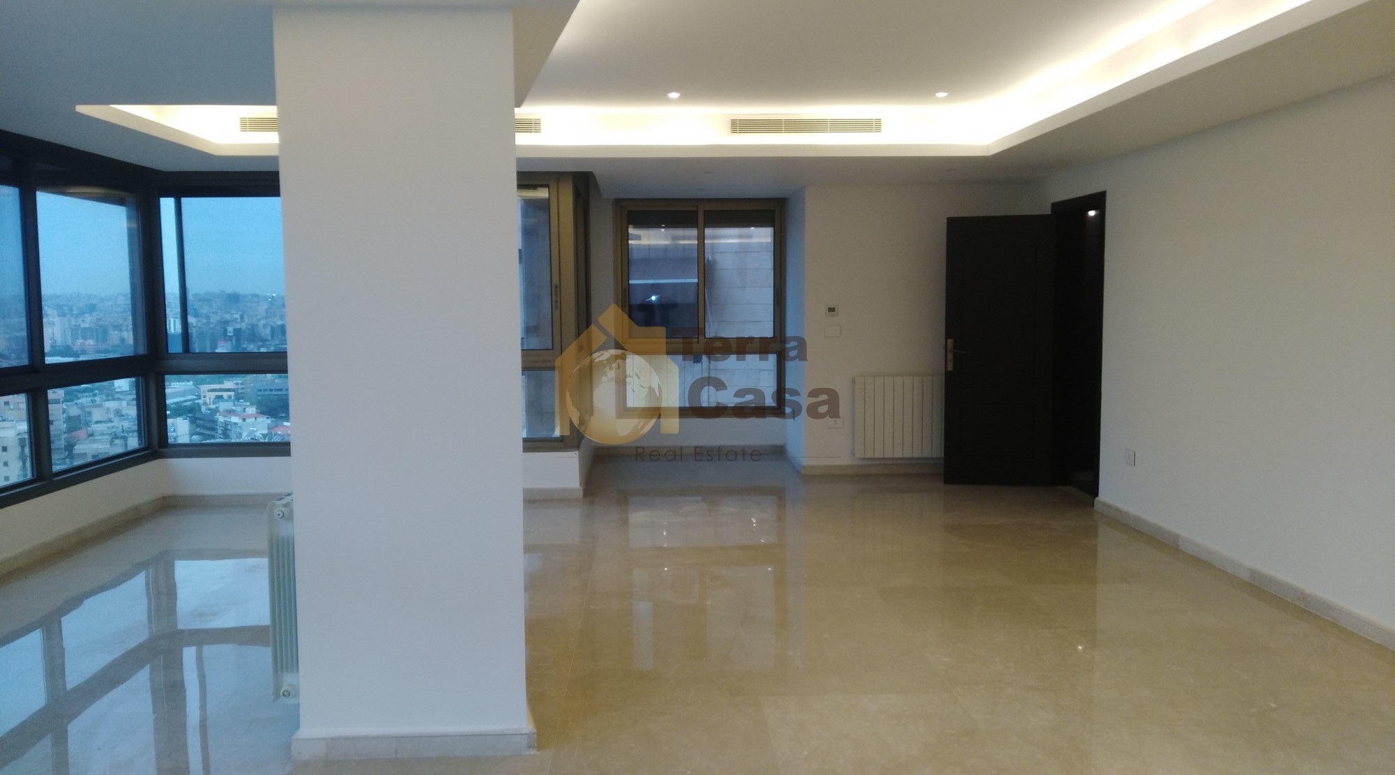 apartment for sale in Hazmieh brand new with 120 sqm terrace .