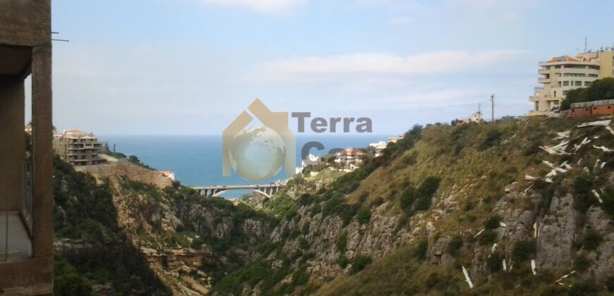 Apartment for rent in Ghazir brand new overlooking the sea .