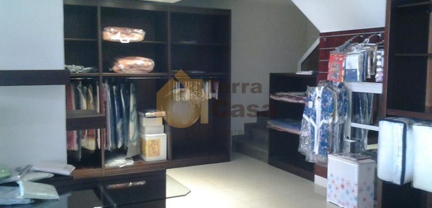 Shop for sale in zahle haouch el omara prime location. Ref#762