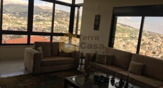 Apartment zahle mar elias furnished with open view Ref#782