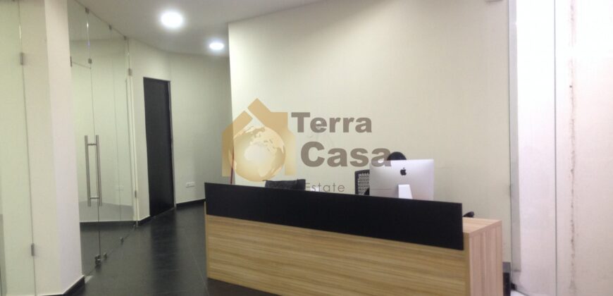 Office for sale in Hazmieh fully decorated banker cheque
