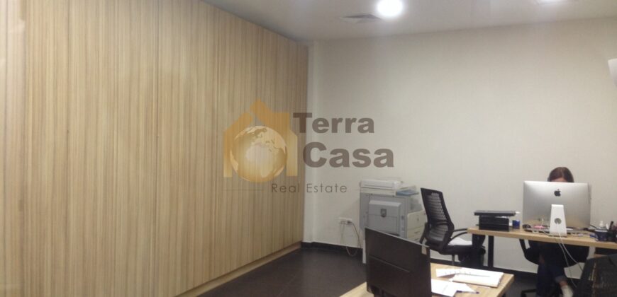 Office for sale in Hazmieh fully decorated banker cheque