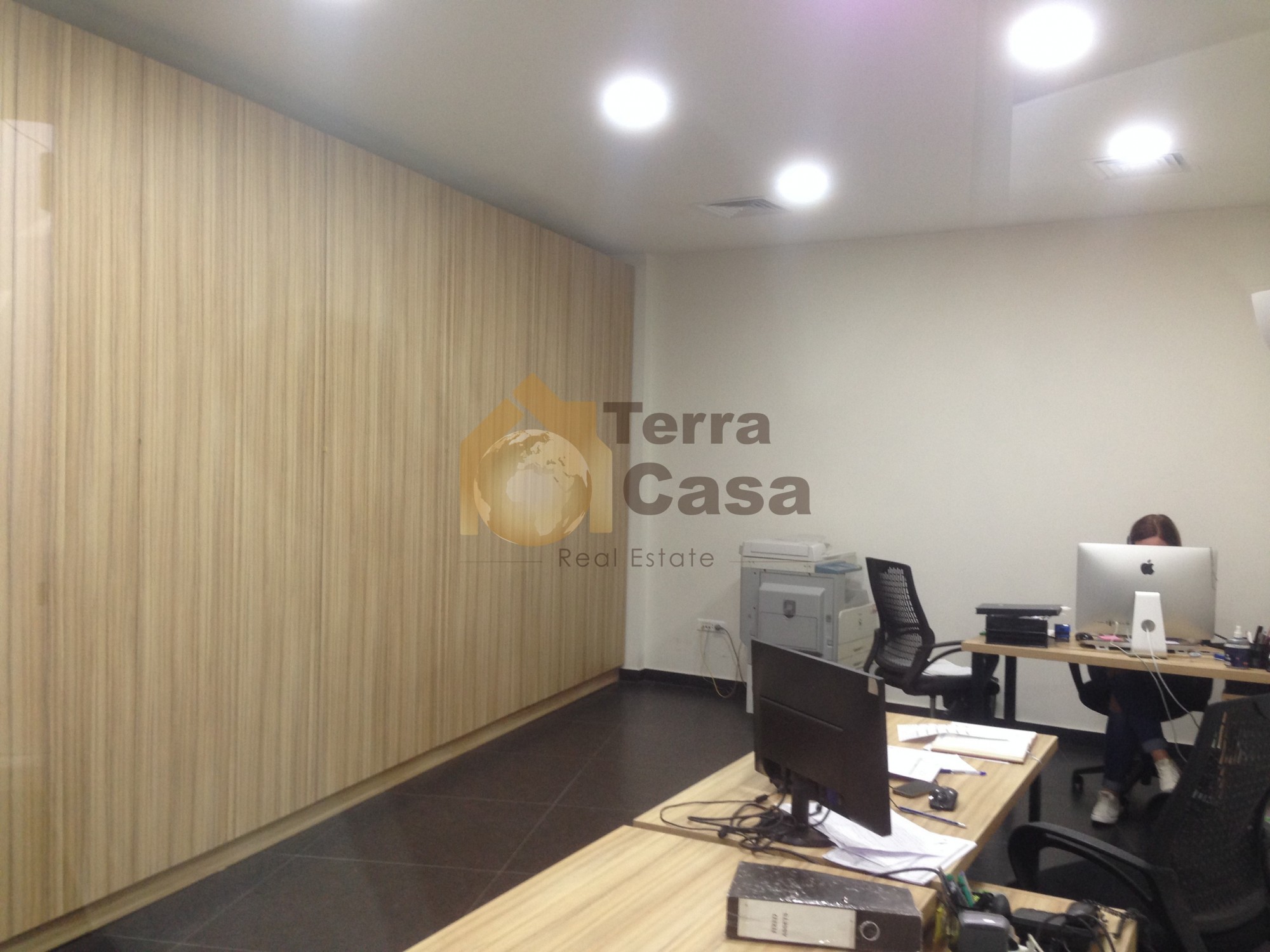 Office for sale in Hazmieh fully decorated banker cheque