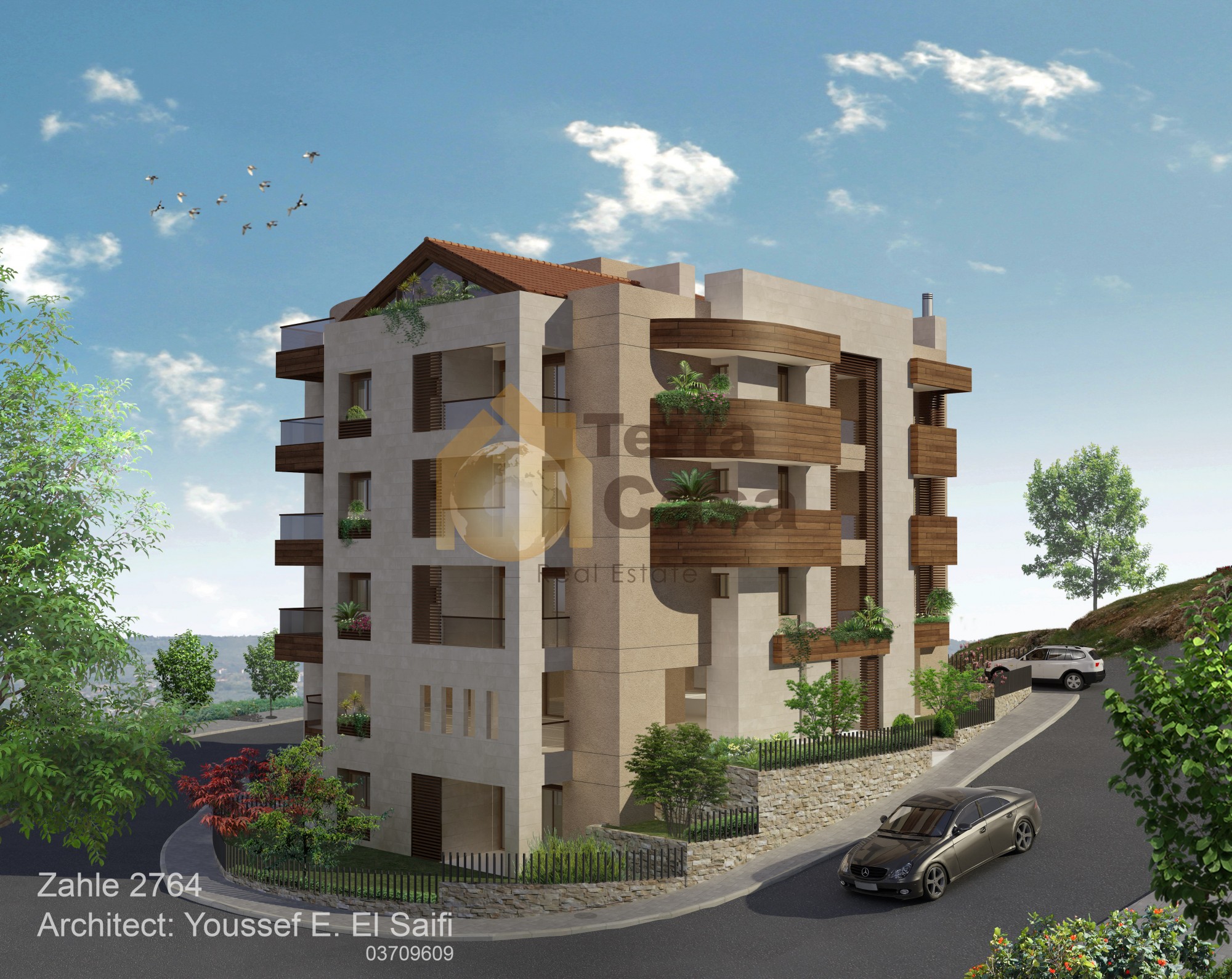 apartment for sale in zahle ksara brand new luxurious finishing Ref# 300