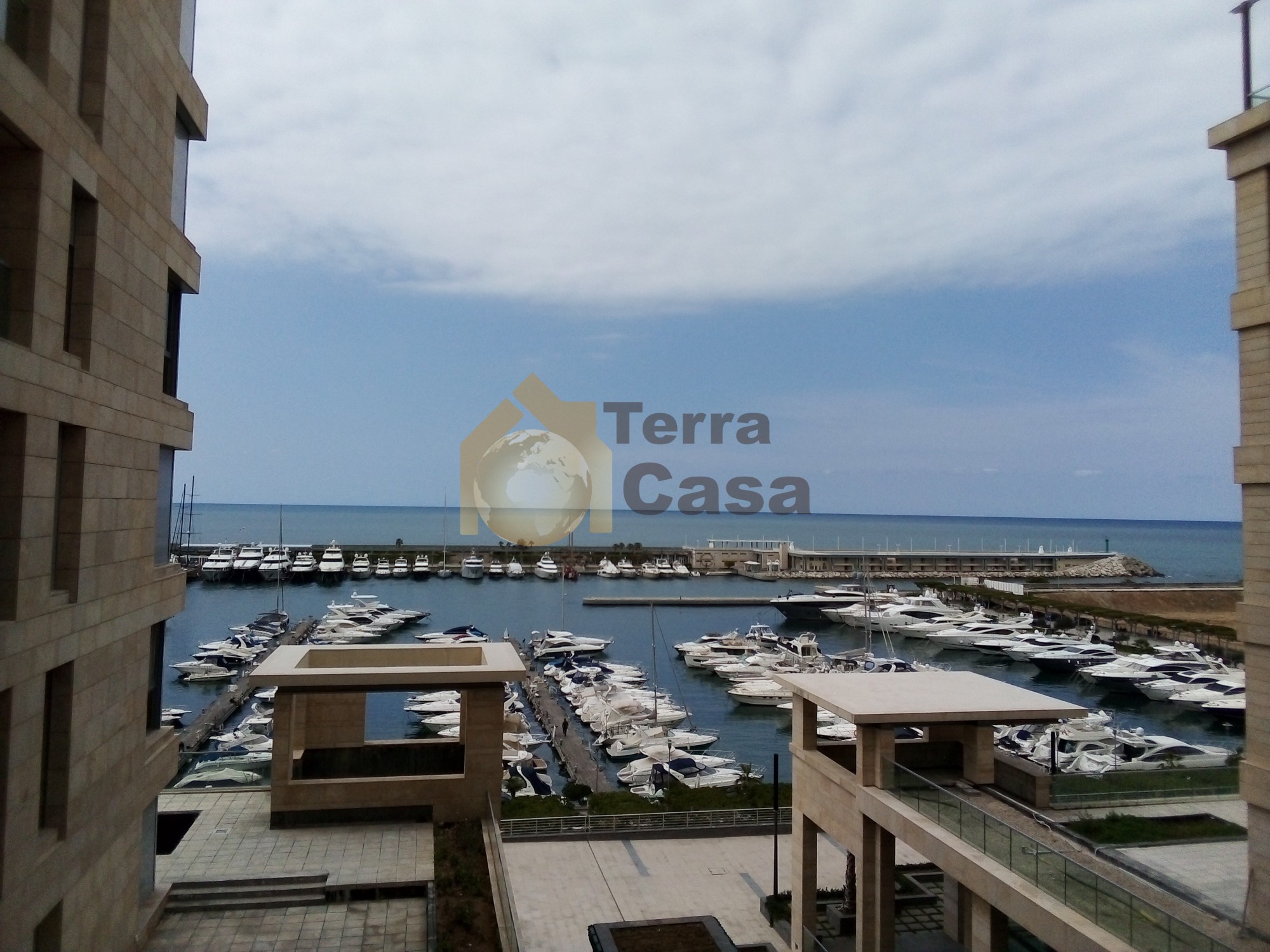Apartment for rent in Dbayeh waterfront with partial sea view