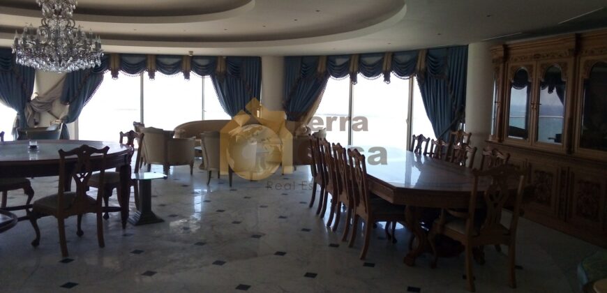 Apartment for rent in ramlet el baida fully furnished with open sea view .