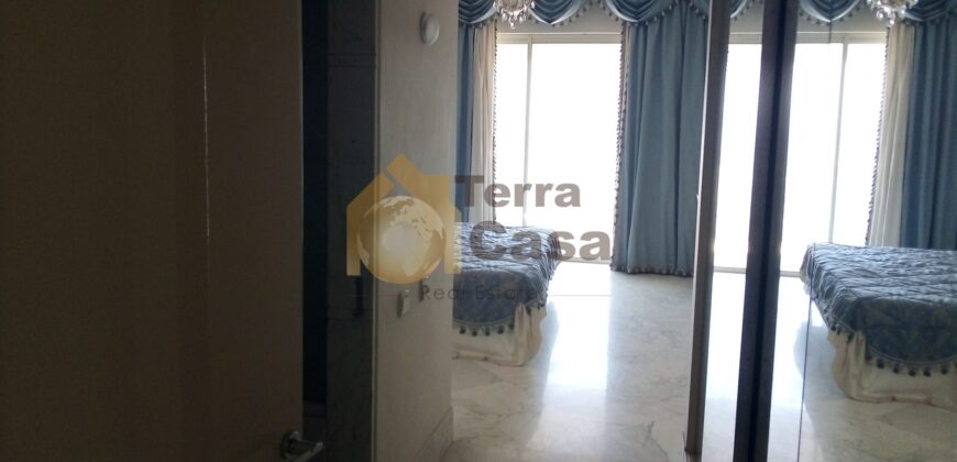 Apartment for rent in ramlet el baida fully furnished with open sea view .